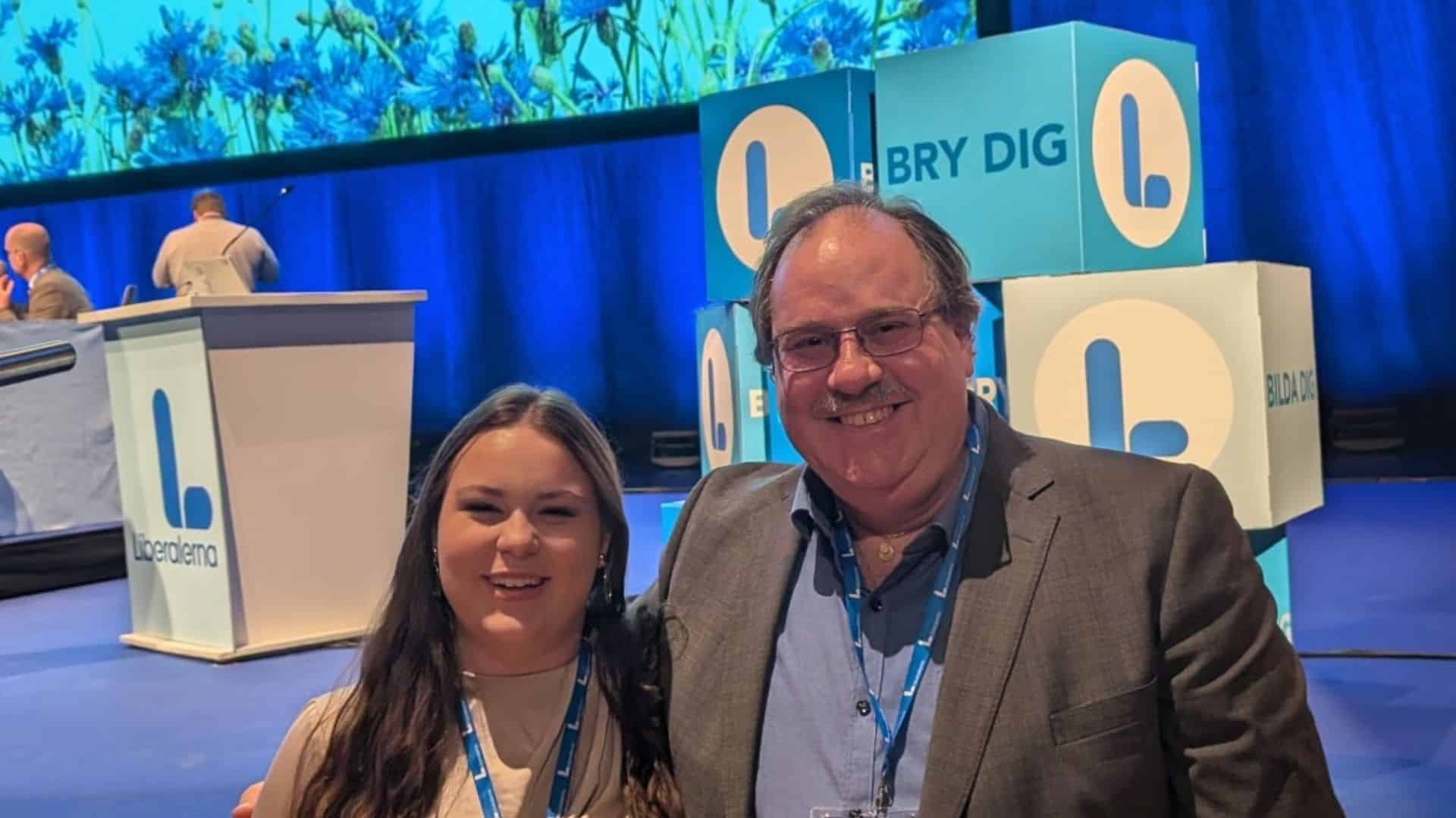Liberalernas landsmöte 2025 – beslut för Tyresös framtid; Hannah Tiedman & Mats Lindblom
