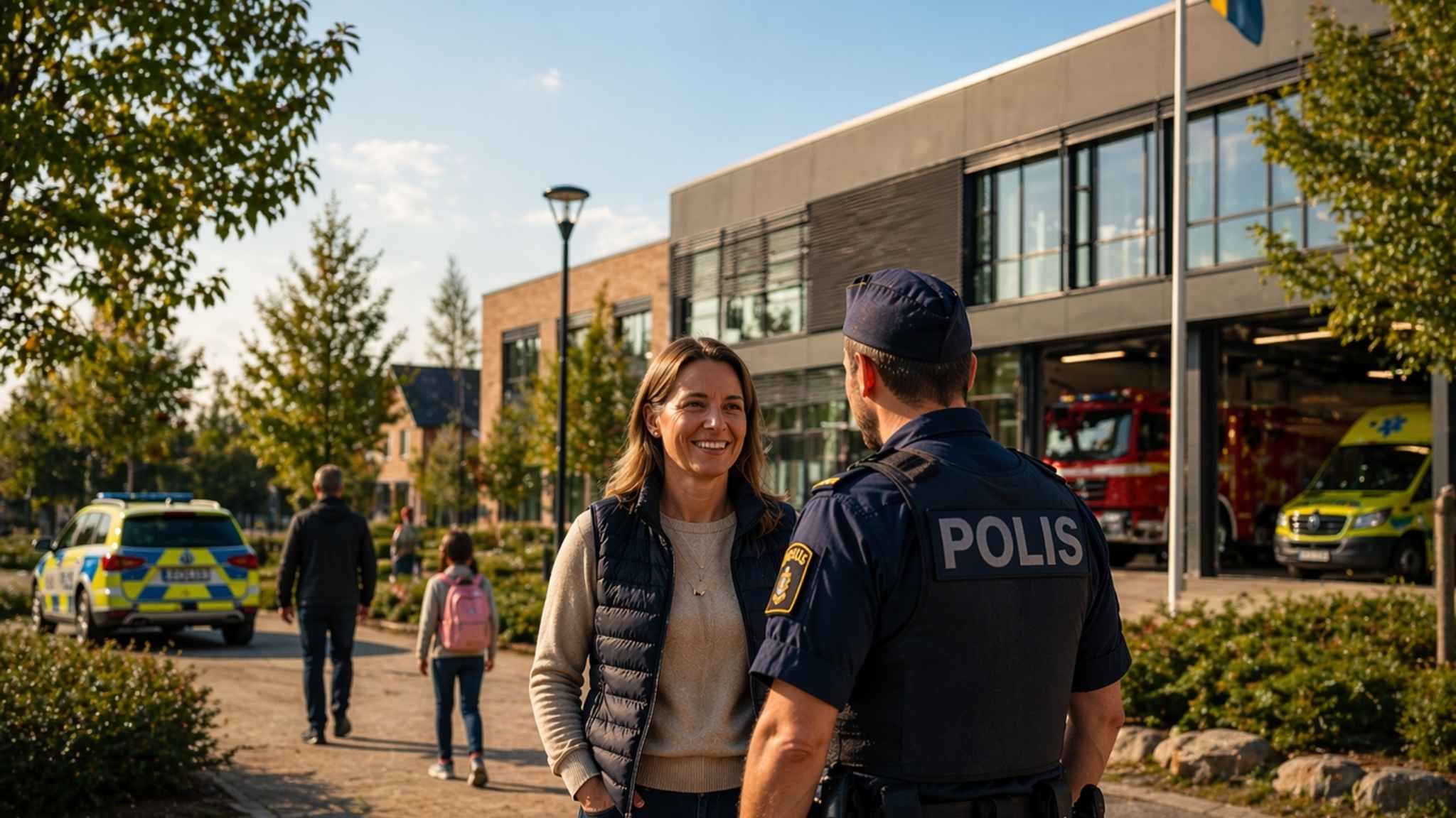 Polis, ambulans och räddningstjänst samlade i blåljuscenter i Tyresö