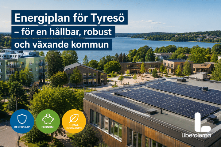 Liberalerna vill ta fram en modern energiplan för Tyresö kommun
